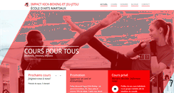 Desktop Screenshot of impactkickboxing.ca